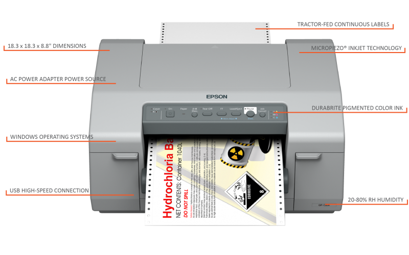 See the C831 diagram for this printer's features